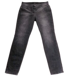 NWOT Brax Shakira Free to Move Grey Corduroy Straight Leg Pants Sz 32 Waist 32